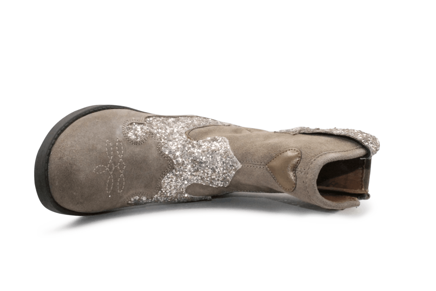 BunniesJR Roxy Rodeo Cowboyboots - Taupe - hatshoe