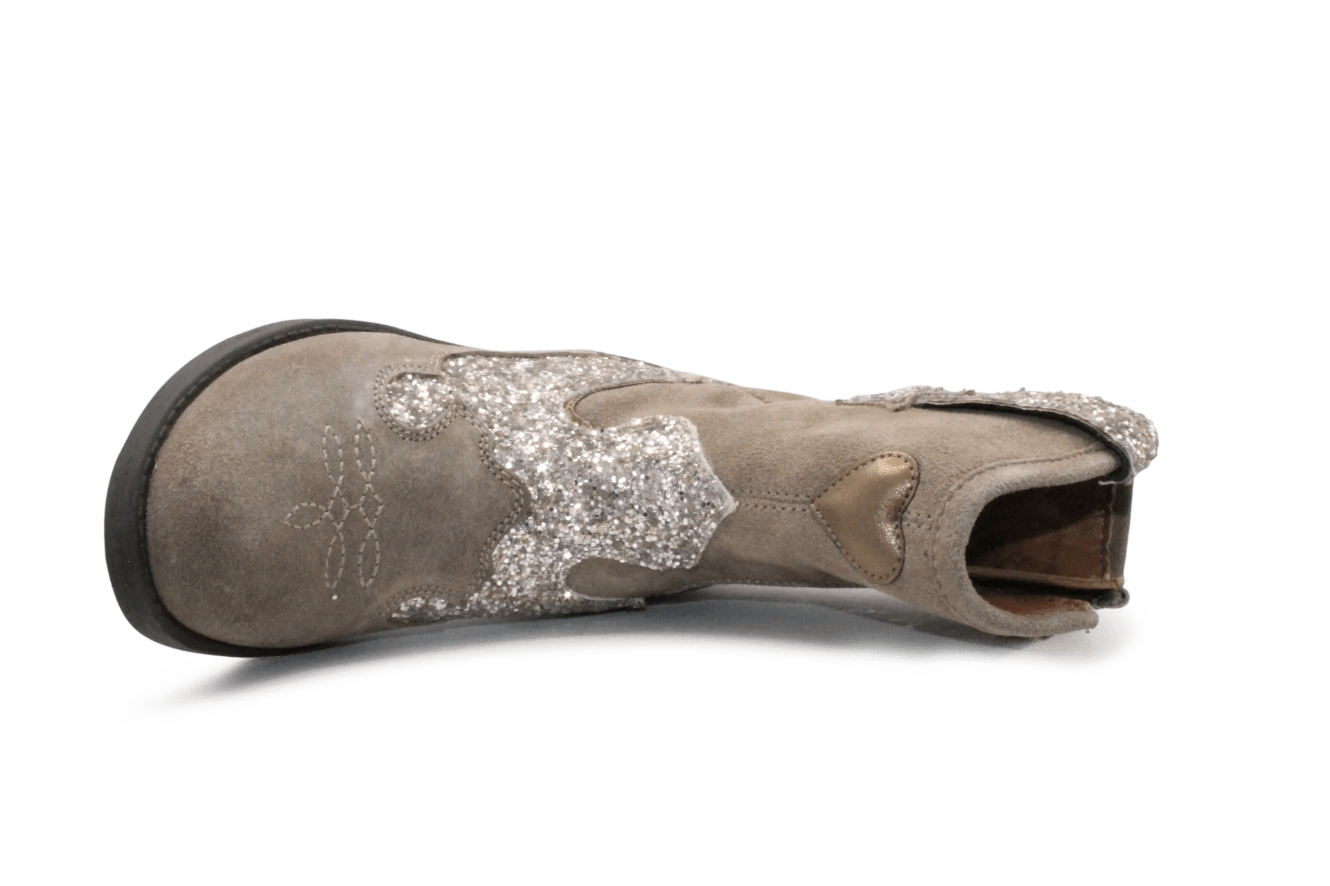 BunniesJR Roxy Rodeo Cowboyboots - Taupe - hatshoe