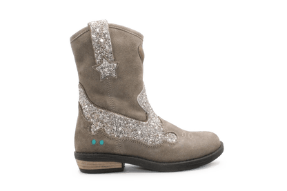 BunniesJR Roxy Rodeo Cowboyboots - Taupe - hatshoe
