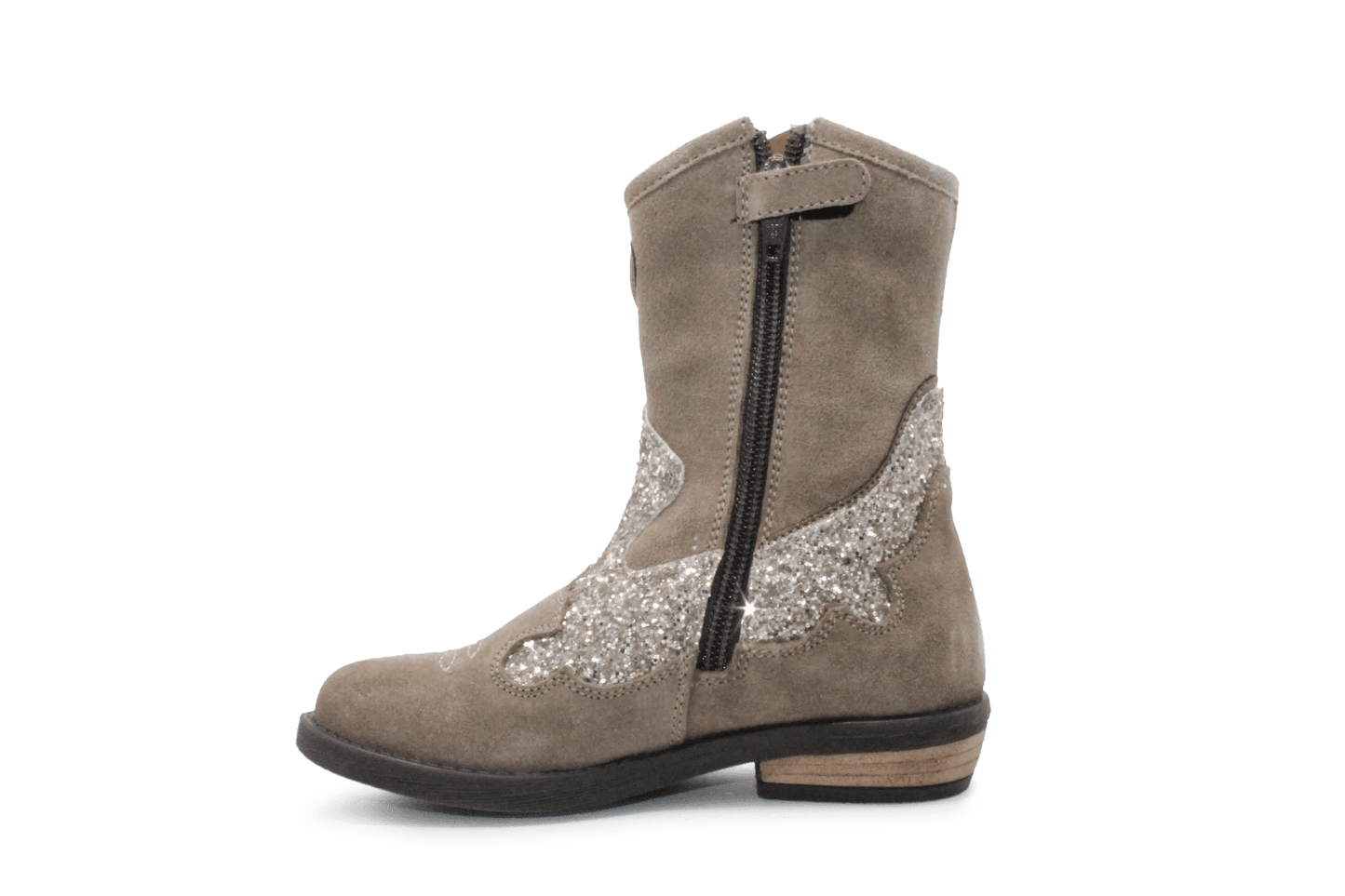 BunniesJR Roxy Rodeo Cowboyboots - Taupe - hatshoe