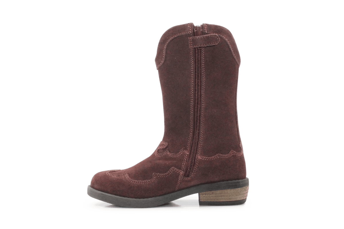 BunniesJR Ruby Rodeo Meisjes Cowboyboots - Chocolate - hatshoe
