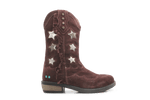 BunniesJR Ruby Rodeo Meisjes Cowboyboots - Chocolate - hatshoe