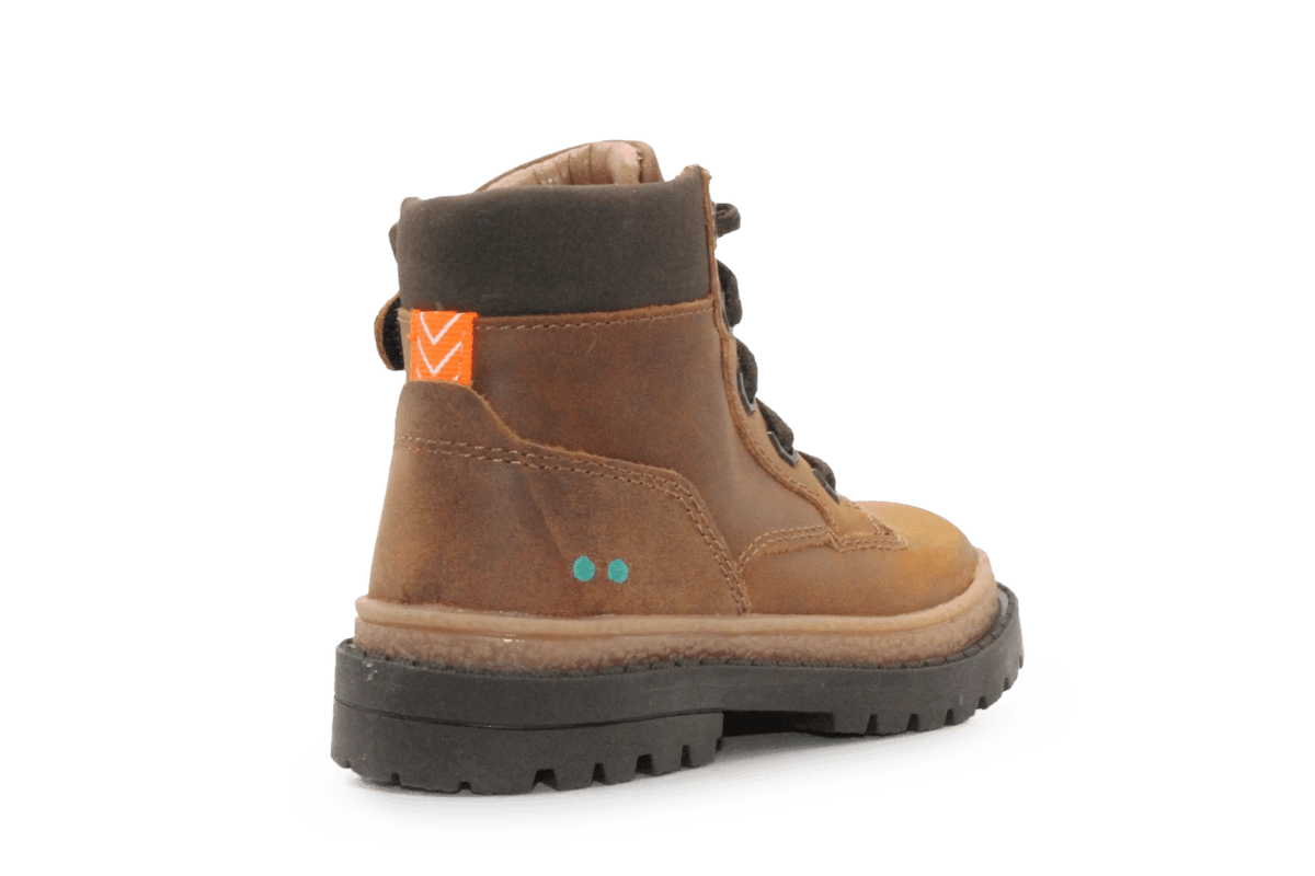 BunniesJR Thijs Trail Jongens Schoen - Cognac - hatshoe
