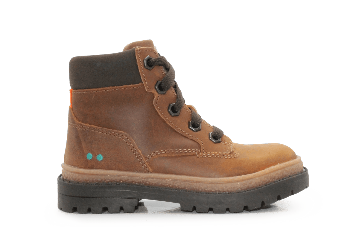 BunniesJR Thijs Trail Jongens Schoen - Cognac - hatshoe