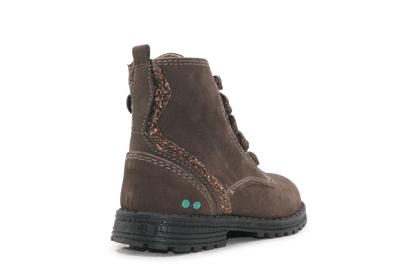 BunniesJR Tina Trots Meisjes Boots - Donkerbruin - hatshoe