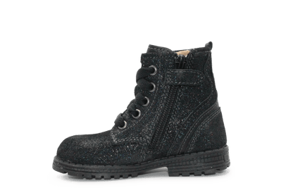 BunniesJR Tina Trots Meisjes Boots - Zwart Blauw - hatshoe