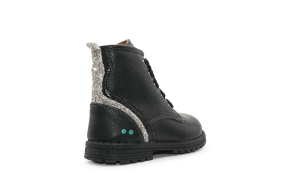BunniesJR Tina Trots Meisjes Boots - Zwart Panter - hatshoe