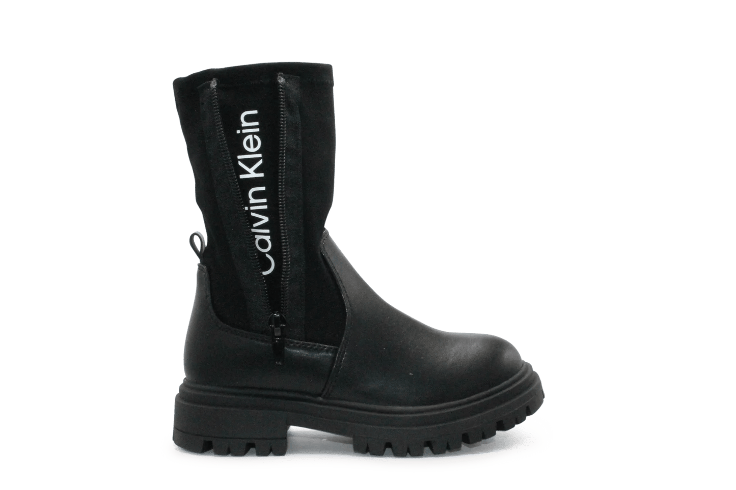 Calvin Klein Meisjes Laars Rits - Zwart - hatshoe