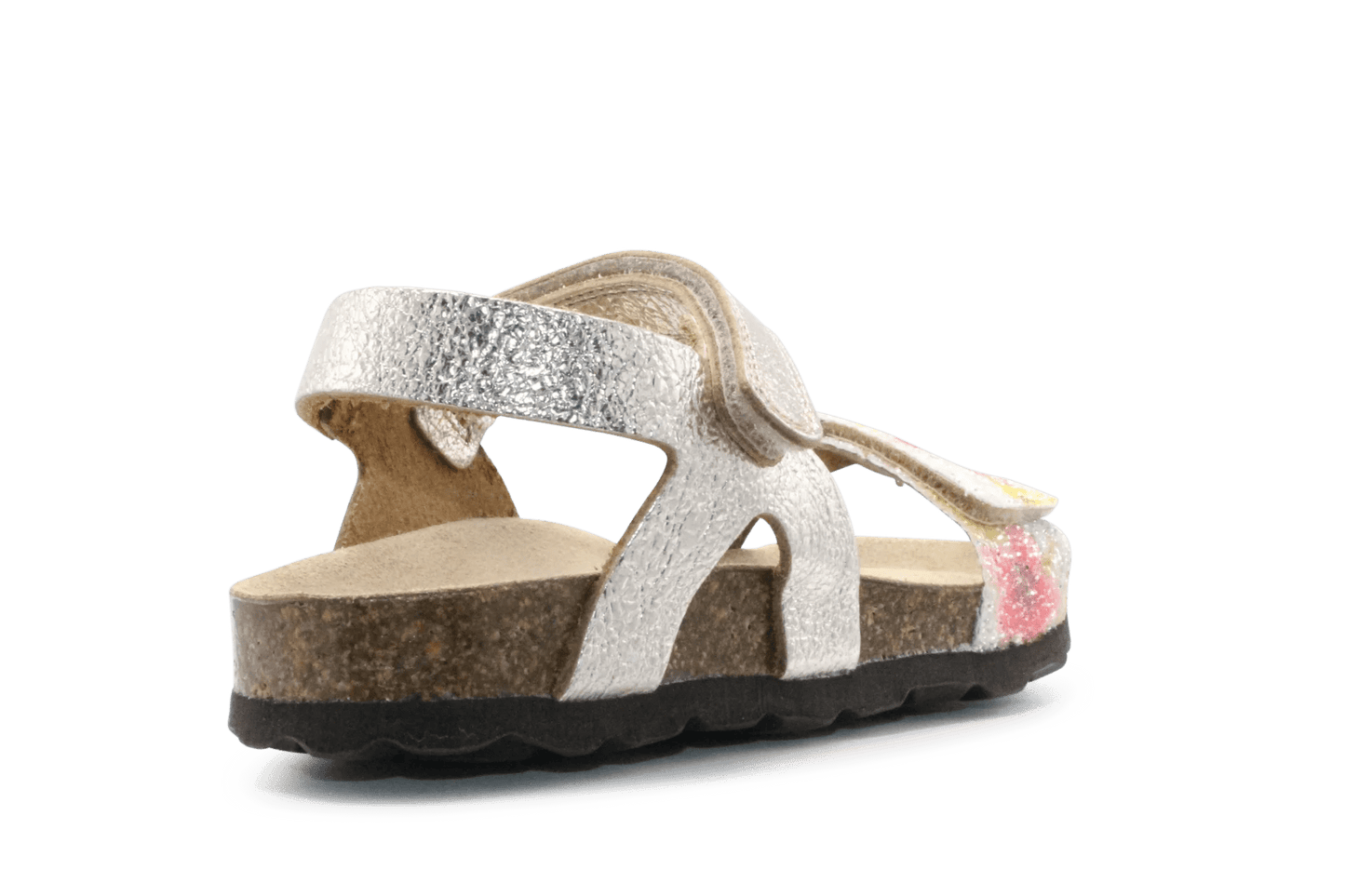 Chili Sandaal Flowers - Glitter - hatshoe