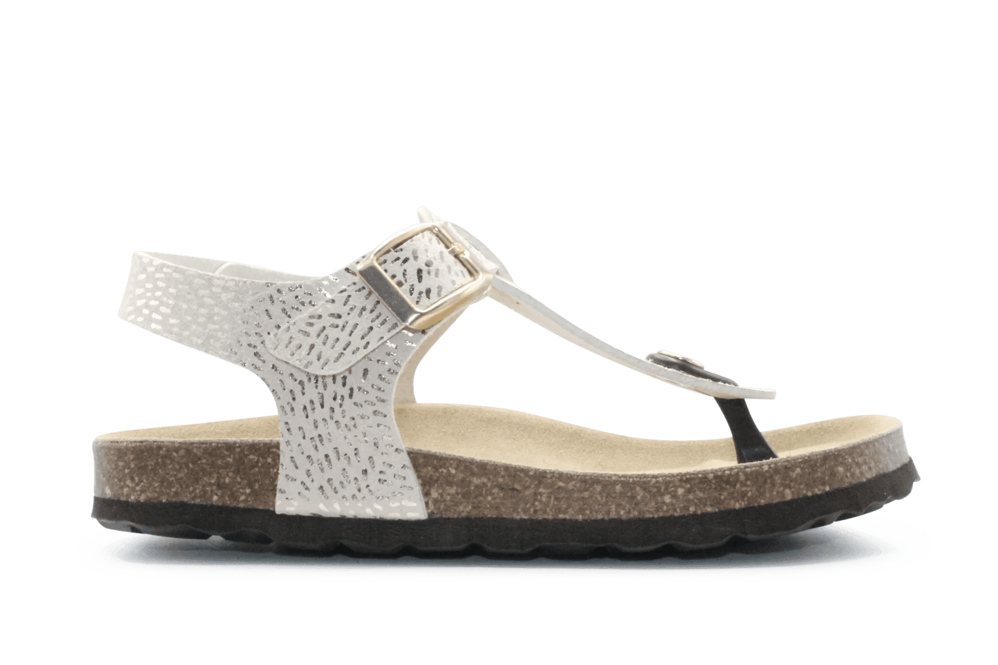 Chili Sandaal Pepita 1 - Champagne - hatshoe