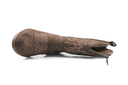Clic Cowboylaars Meisjes CL-20200 - Donkerbruin - hatshoe