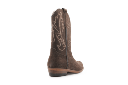 Clic Cowboylaars Meisjes CL-20200 - Donkerbruin - hatshoe