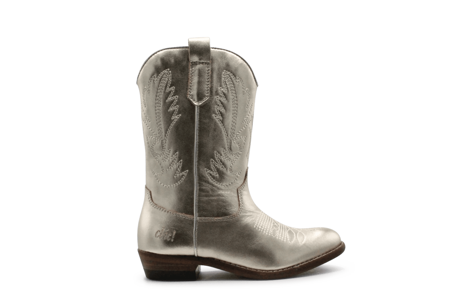 Clic Cowboylaars Meisjes CL - 20200 - Platina - hatshoe