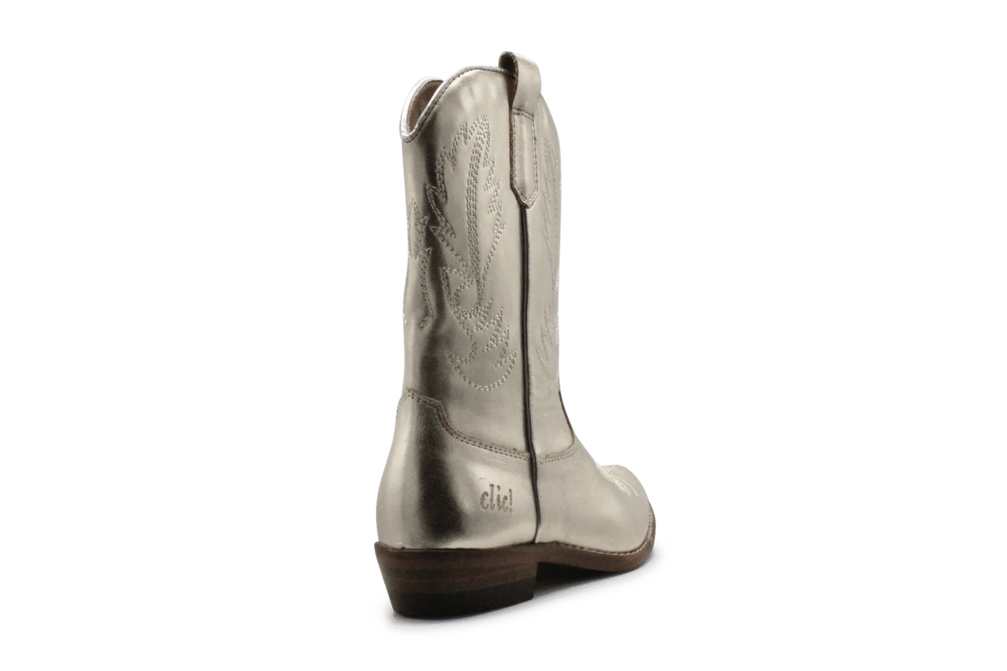 Clic Cowboylaars Meisjes CL - 20200 - Platina - hatshoe