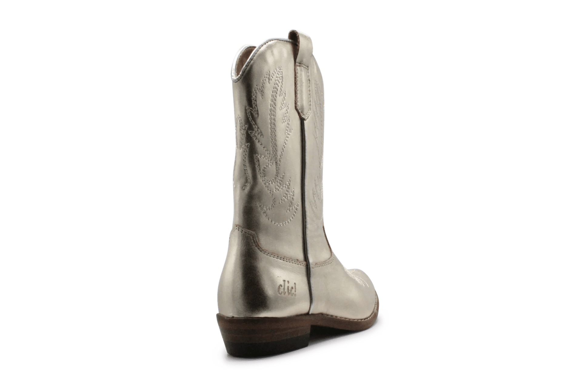 Clic Cowboylaars Meisjes CL - 20200 - Platina - hatshoe