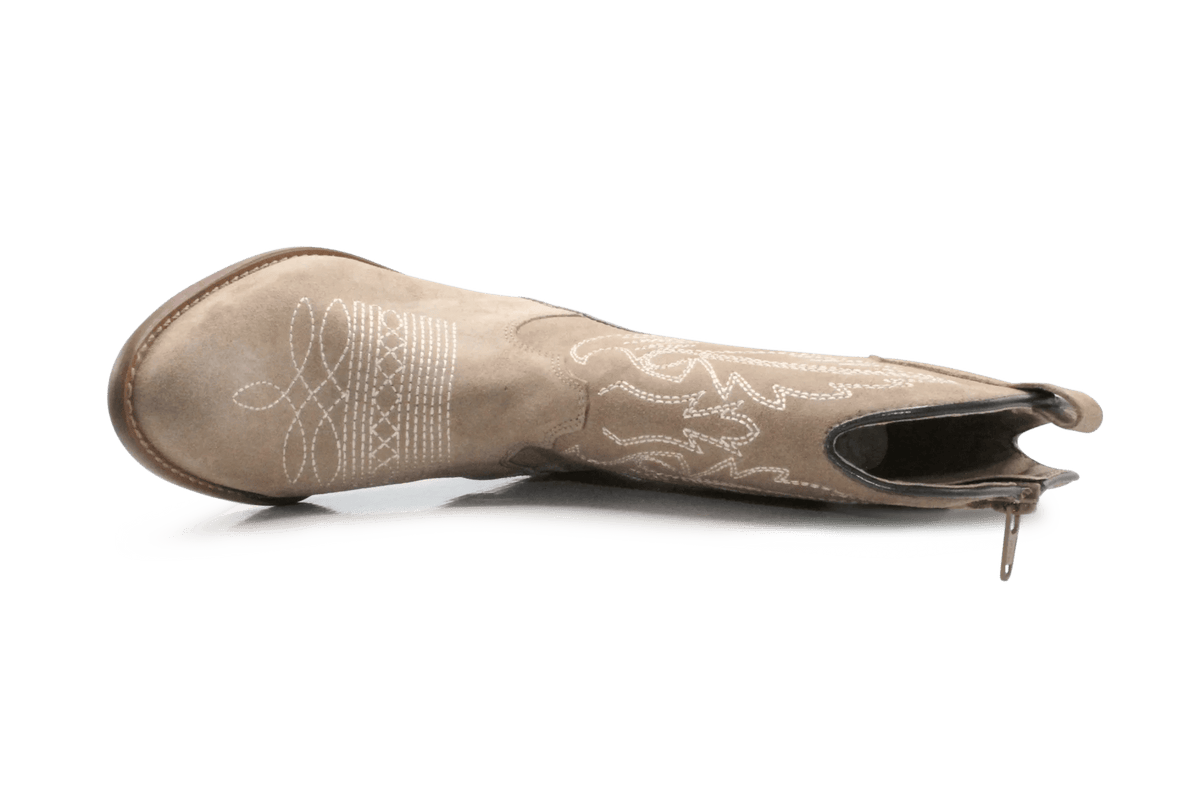 Clic Cowboylaars Meisjes CL-20200 - Taupe - hatshoe