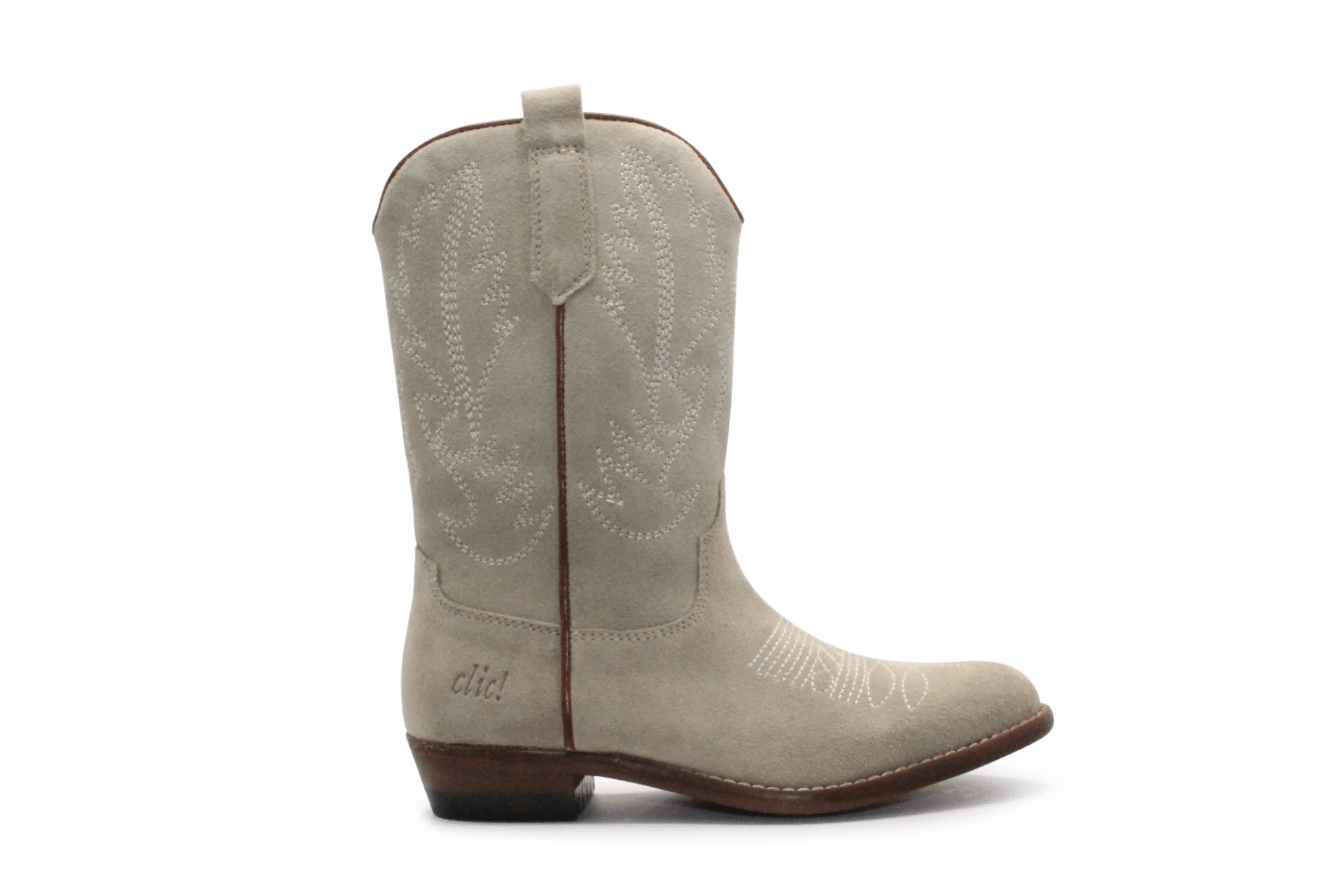 Clic Cowboylaars Meisjes CL - 20200 - Taupe - hatshoe