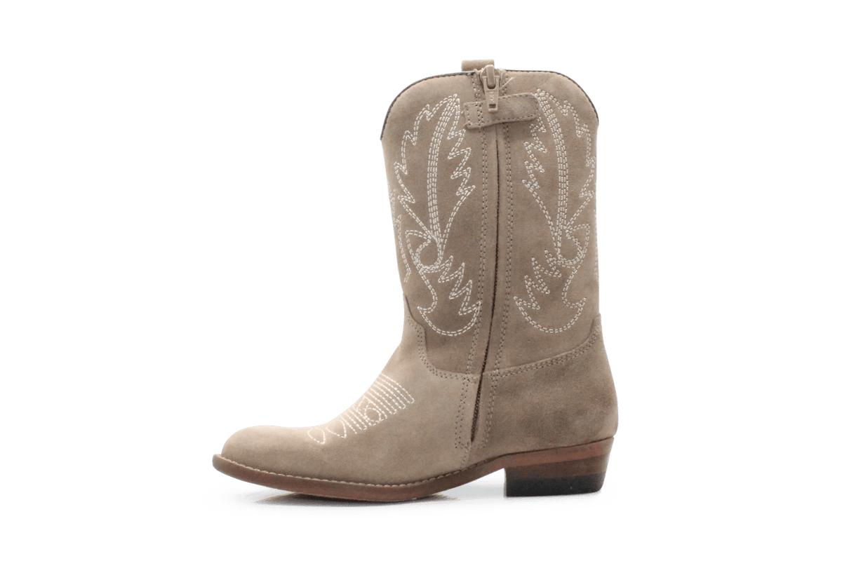 Clic Cowboylaars Meisjes CL-20200 - Taupe - hatshoe