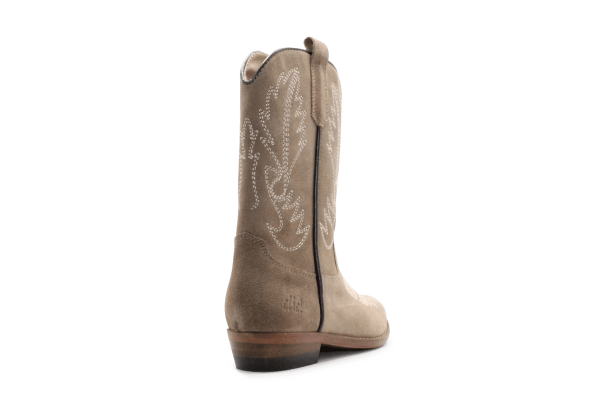 Clic Cowboylaars Meisjes CL-20200 - Taupe - hatshoe