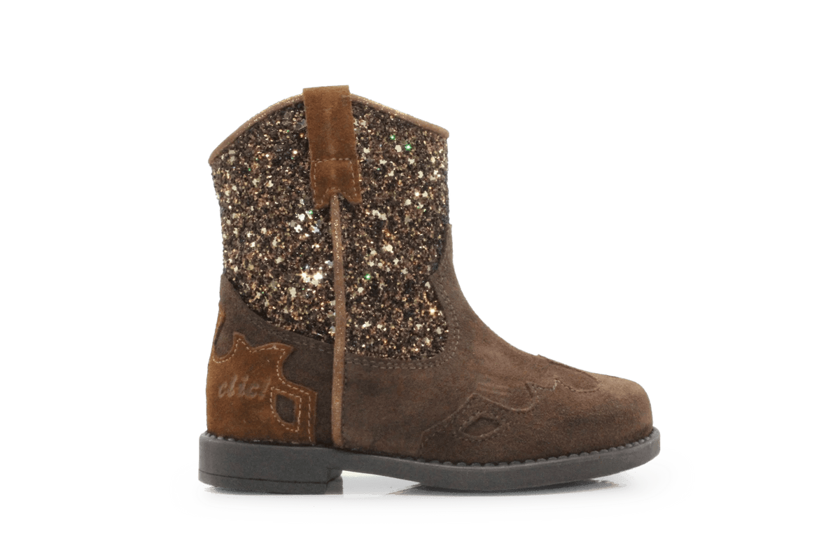 Clic Cowboylaars Meisjes CL-20716- Bruin - hatshoe