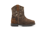 Clic Cowboylaars Meisjes CL-20716- Bruin - hatshoe
