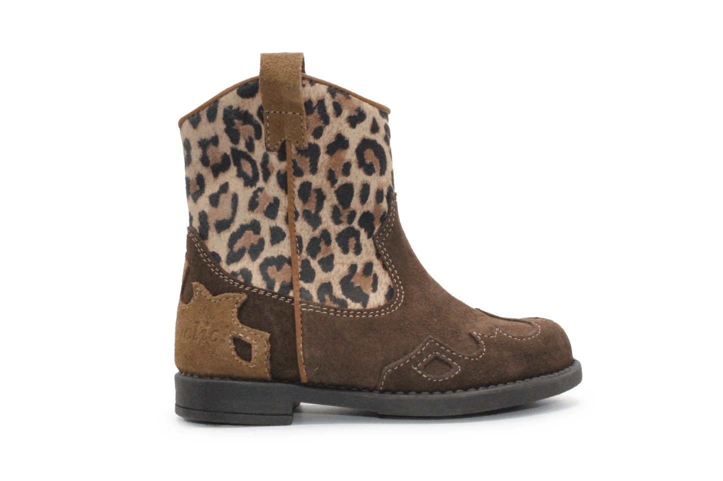 Clic Cowboylaars Meisjes CL - 20716 - Bruin Panter - hatshoe