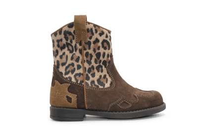 Clic Cowboylaars Meisjes CL - 20716 - Bruin Panter - hatshoe