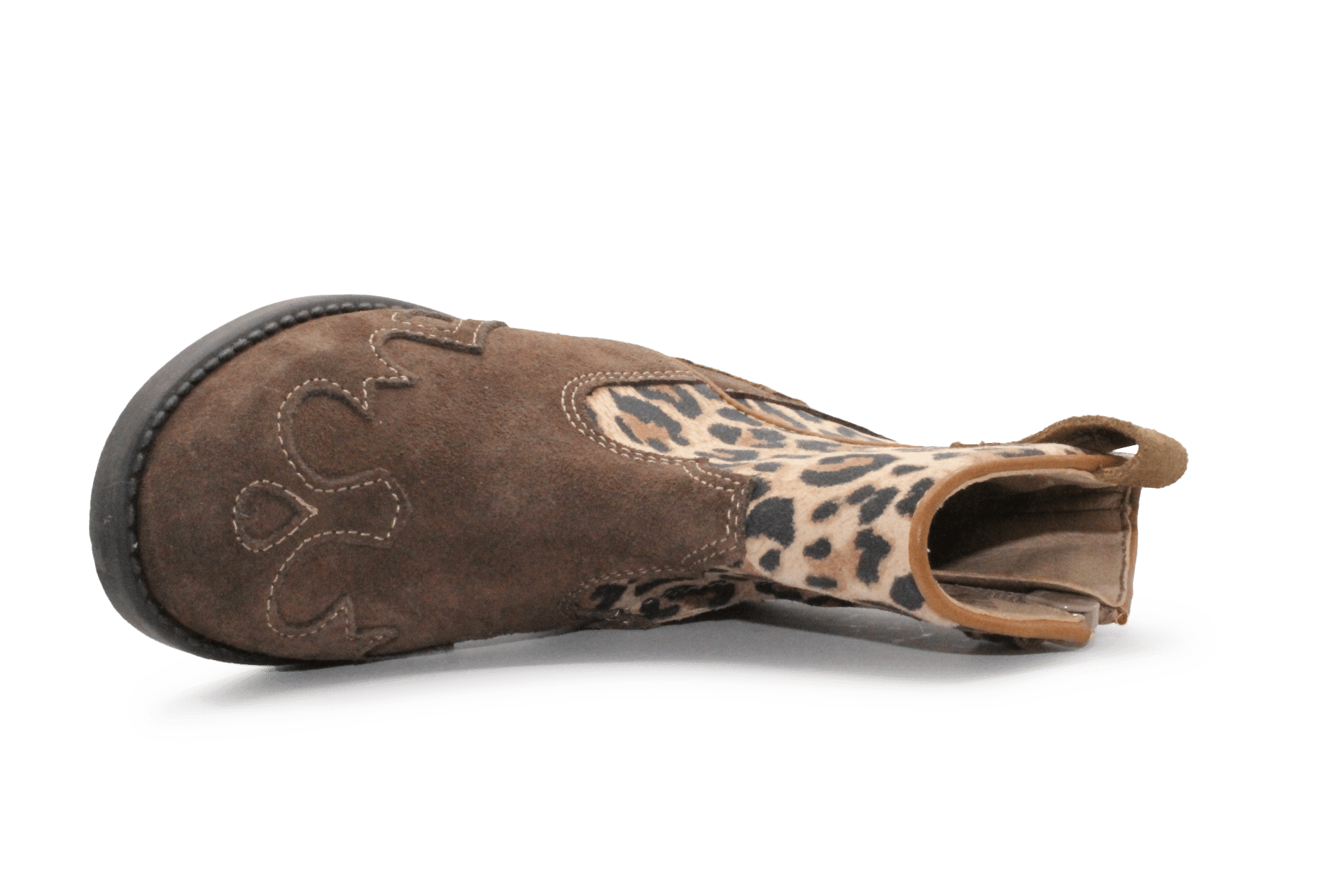 Clic Cowboylaars Meisjes CL - 20716 - Bruin Panter - hatshoe