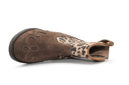 Clic Cowboylaars Meisjes CL - 20716 - Bruin Panter - hatshoe