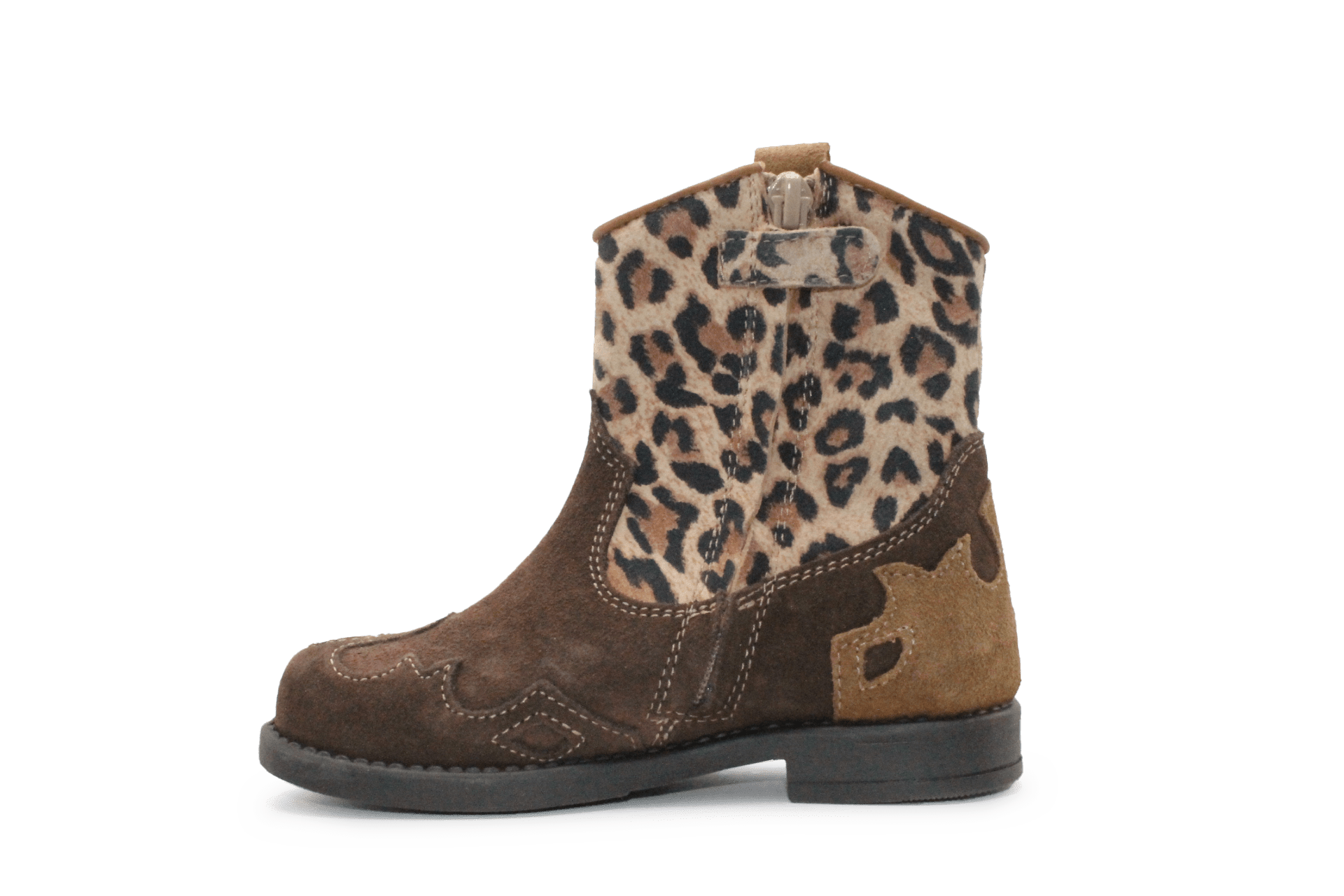 Clic Cowboylaars Meisjes CL - 20716 - Bruin Panter - hatshoe