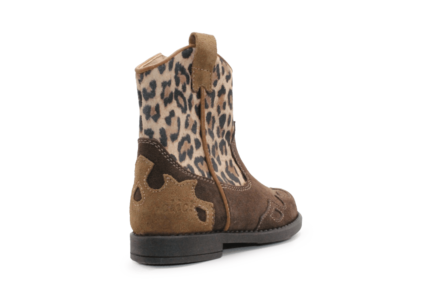 Clic Cowboylaars Meisjes CL - 20716 - Bruin Panter - hatshoe