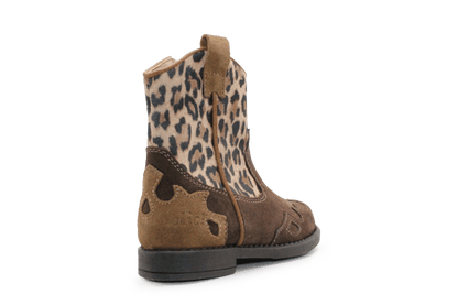 Clic Cowboylaars Meisjes CL - 20716 - Bruin Panter - hatshoe