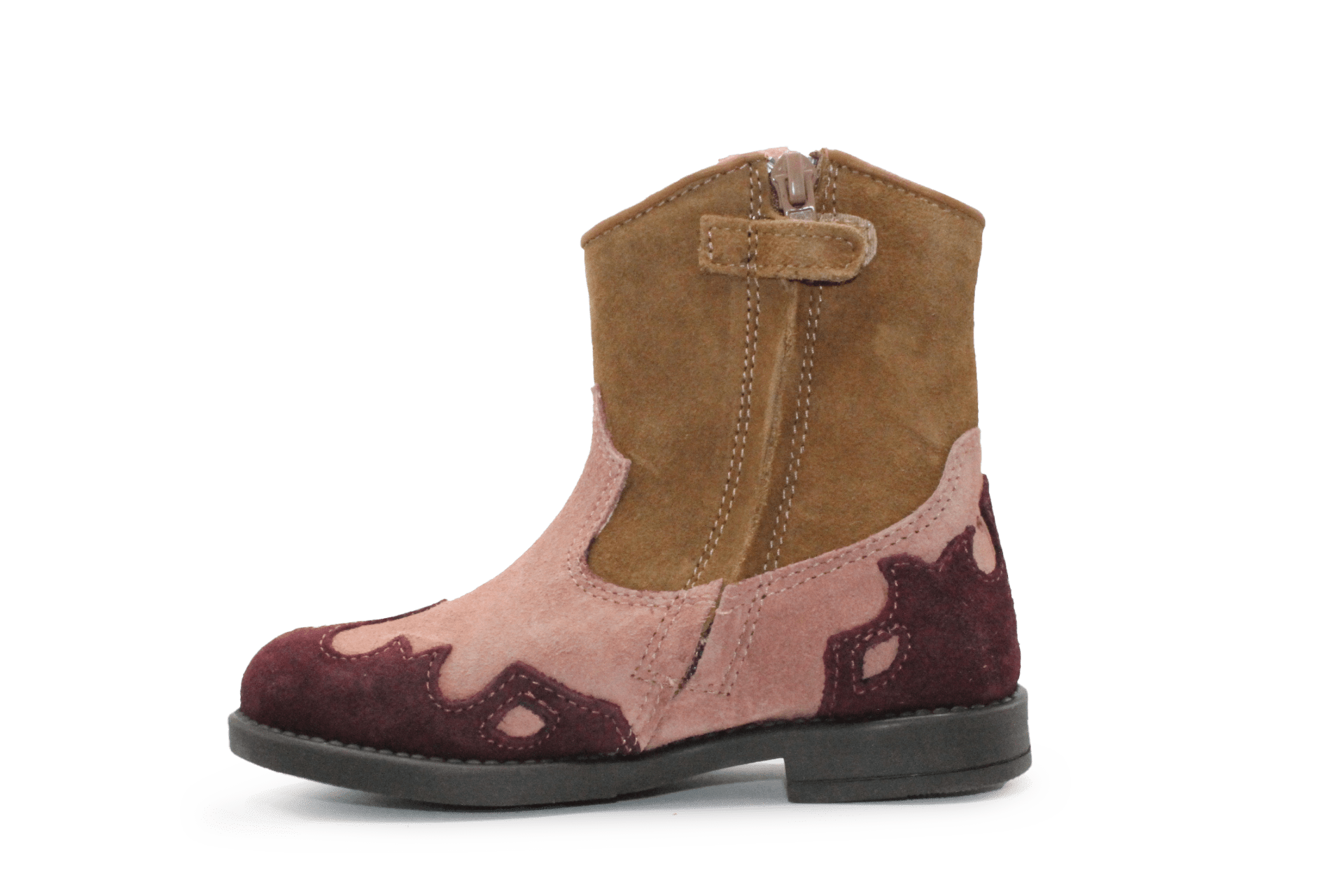 Clic Cowboylaars Meisjes CL - 20716 - Cognac Roze - hatshoe