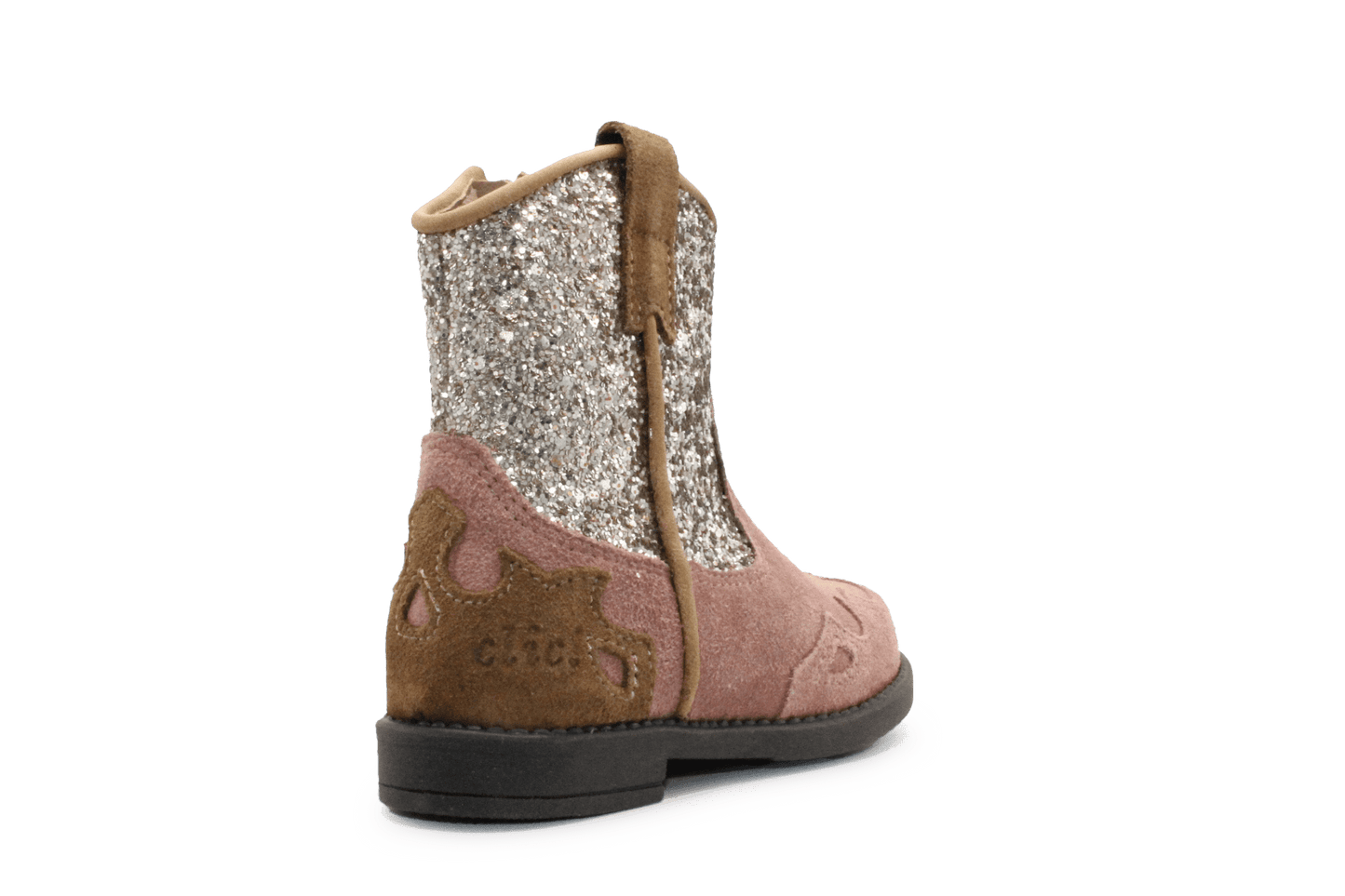 Clic Cowboylaars Meisjes CL - 20716 - Roze Glitter - hatshoe