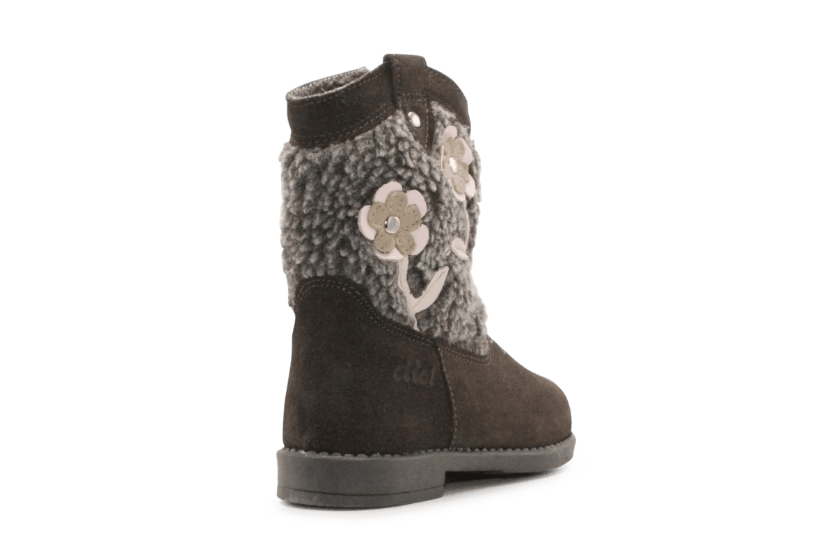 Clic Cowboylaars Meisjes CL-21103- Donkerbruin - hatshoe