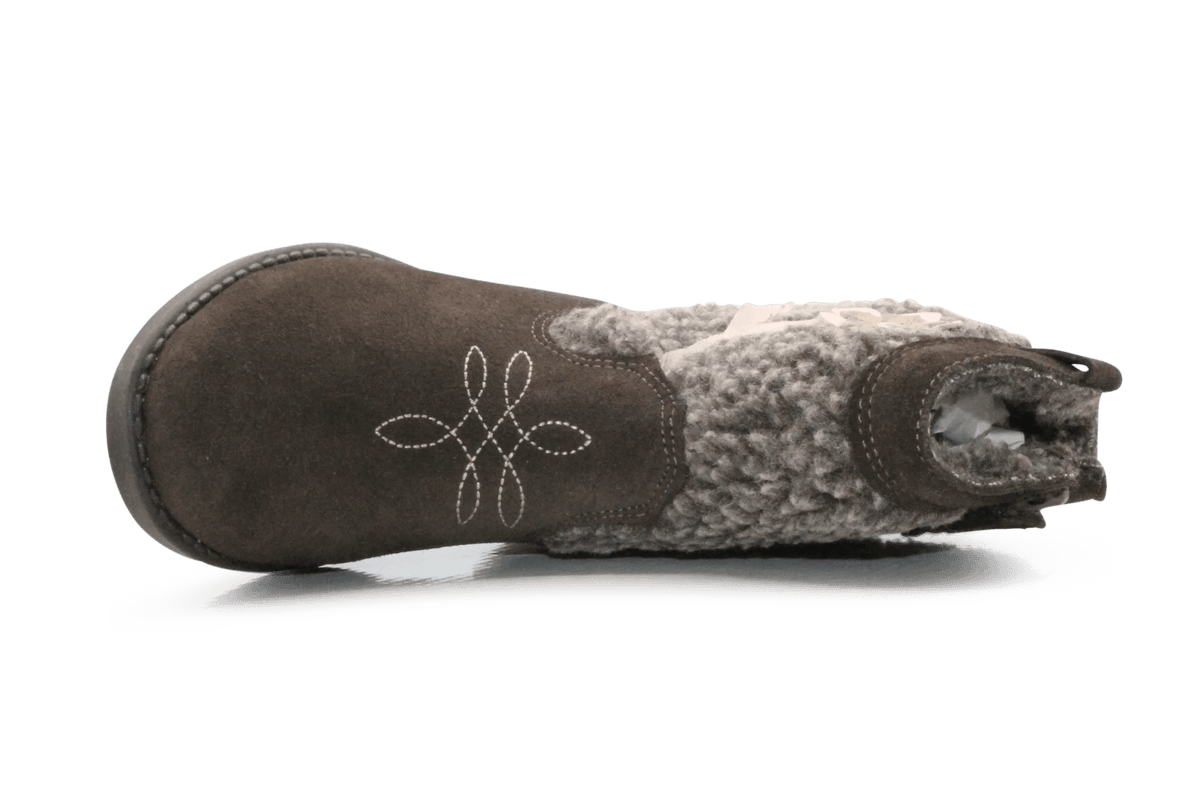 Clic Cowboylaars Meisjes CL-21103- Donkerbruin - hatshoe