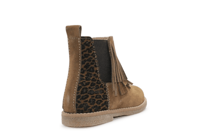 Clic Meisjes Laarsjes CL - 9022 - Bruin panter - hatshoe