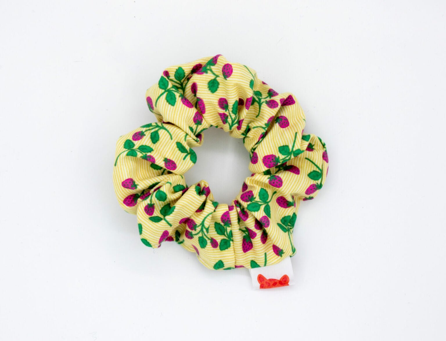 Colori Ribelle Scrunchie yellow strawberry - hatshoe