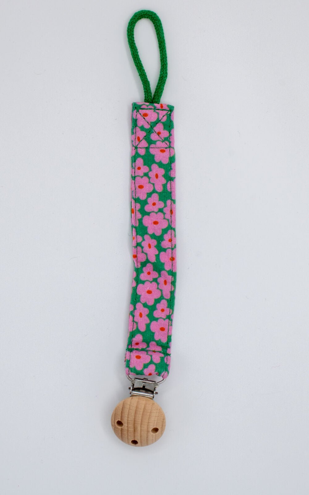 Colori Ribelle Speenkoord bloemen groen - hatshoe