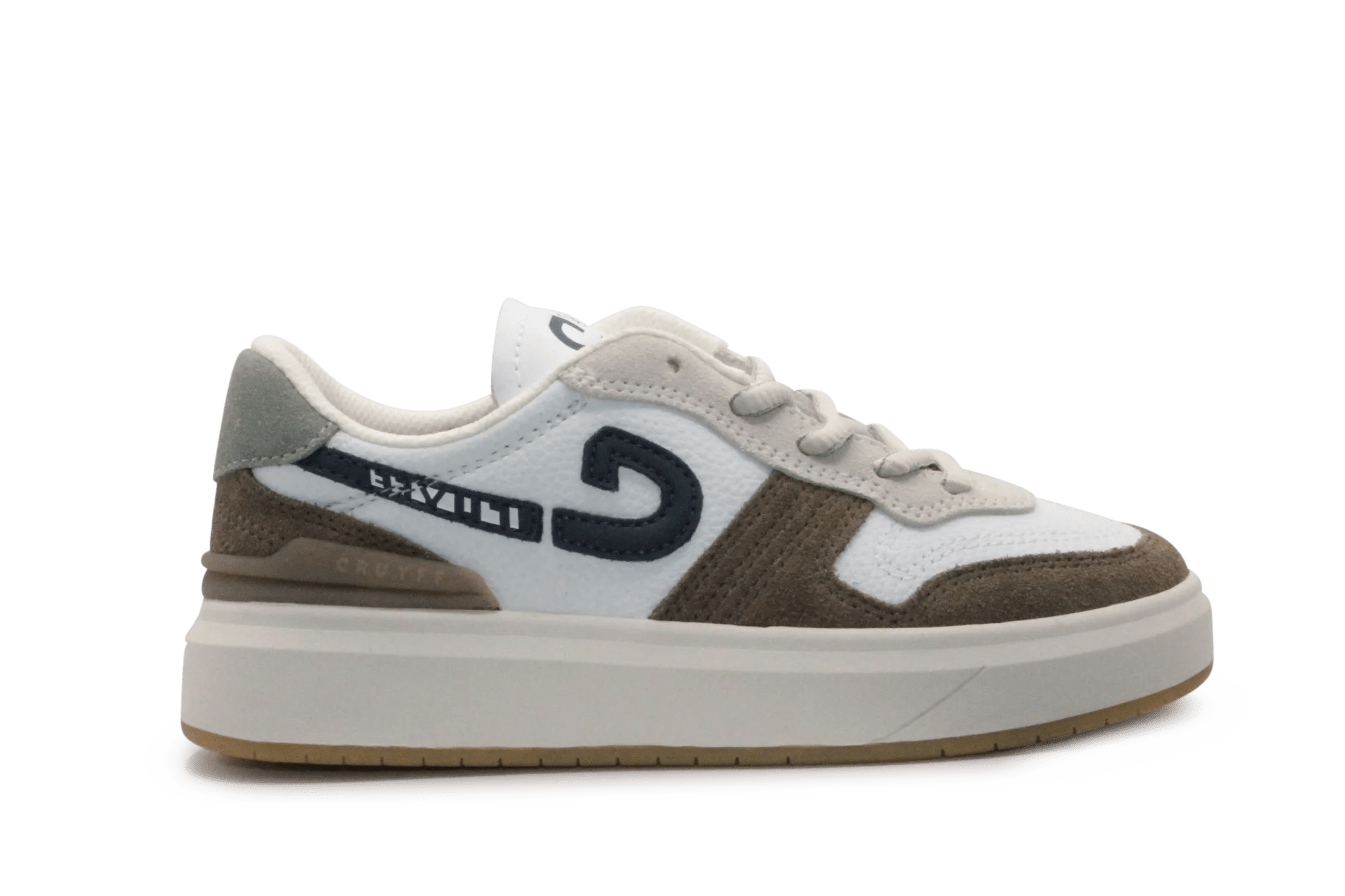 Cruyff Jongens Sneaker Indoor Classic - Taupe - hatshoe