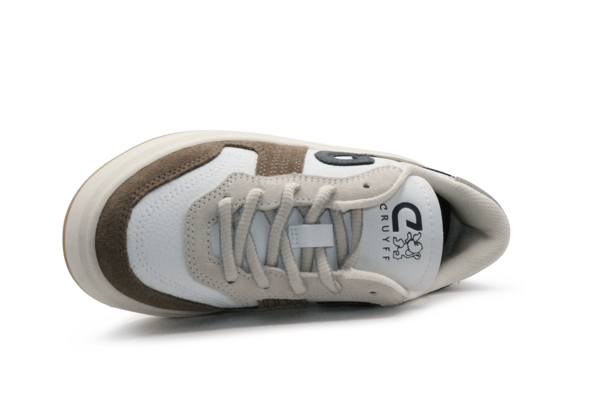 Cruyff Jongens Sneaker Indoor Classic - Taupe - hatshoe