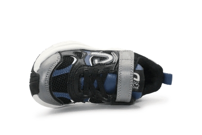 Cruyff Jongens Sneaker Marti Velcro - Blauw Zilver - hatshoe