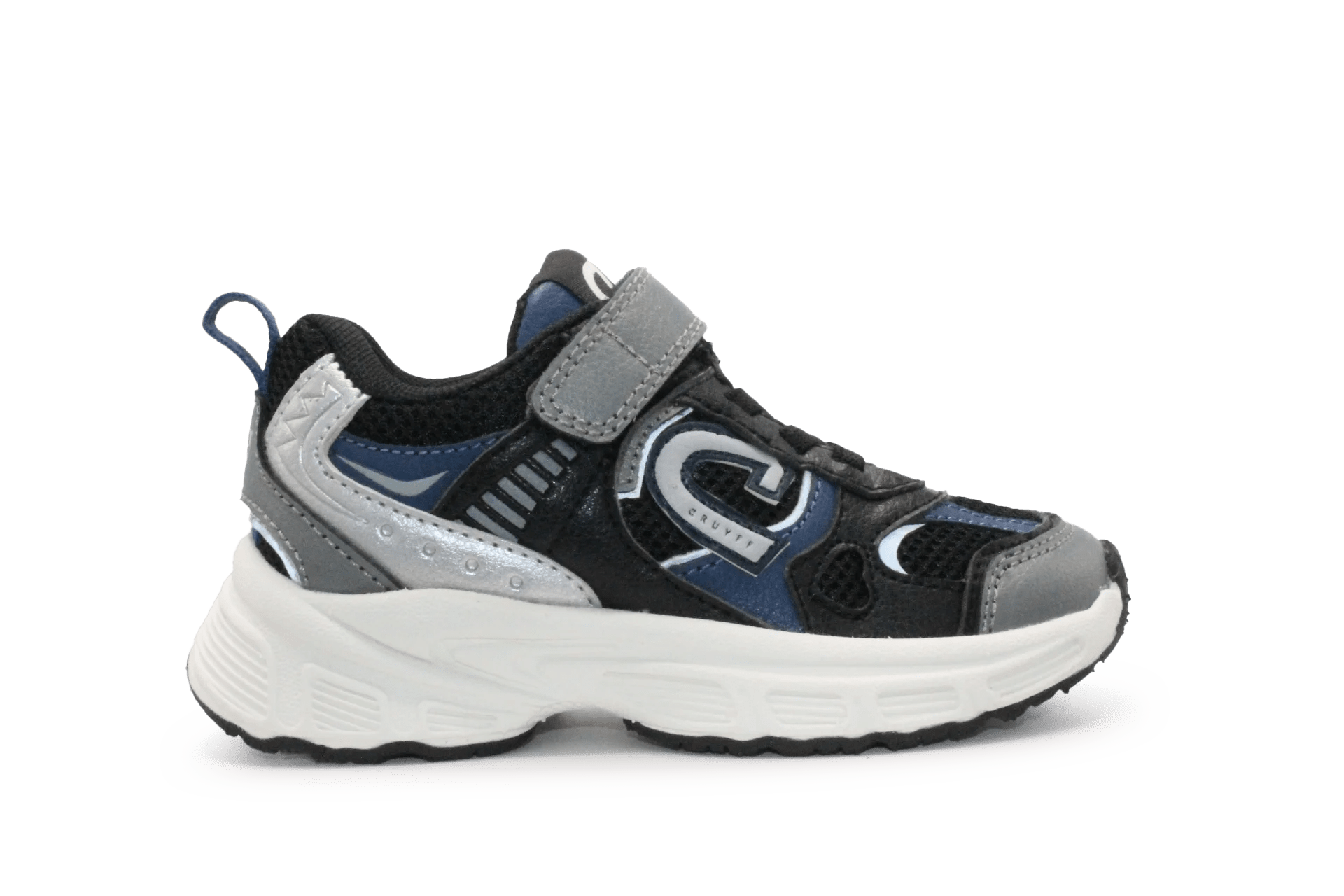 Cruyff Jongens Sneaker Marti Velcro - Blauw Zilver
