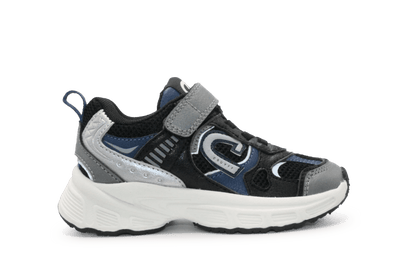 Cruyff Jongens Sneaker Marti Velcro - Blauw Zilver - hatshoe