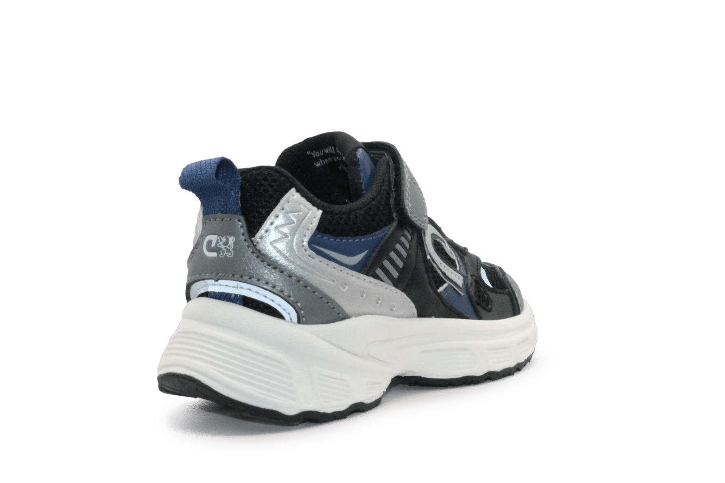 Cruyff Jongens Sneaker Marti Velcro - Blauw Zilver - hatshoe
