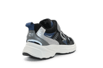 Cruyff Jongens Sneaker Marti Velcro - Blauw Zilver - hatshoe