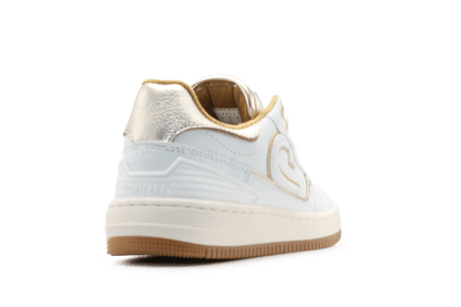 Cruyff Meisjes Sneaker Campo Low - Wit Goud - hatshoe