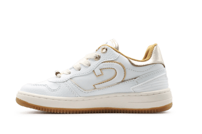 Cruyff Meisjes Sneaker Campo Low - Wit Goud - hatshoe