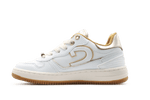 Cruyff Meisjes Sneaker Campo Low - Wit Goud - hatshoe