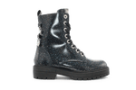 Develab Bedeltjes boots - Navy Glitter - hatshoe